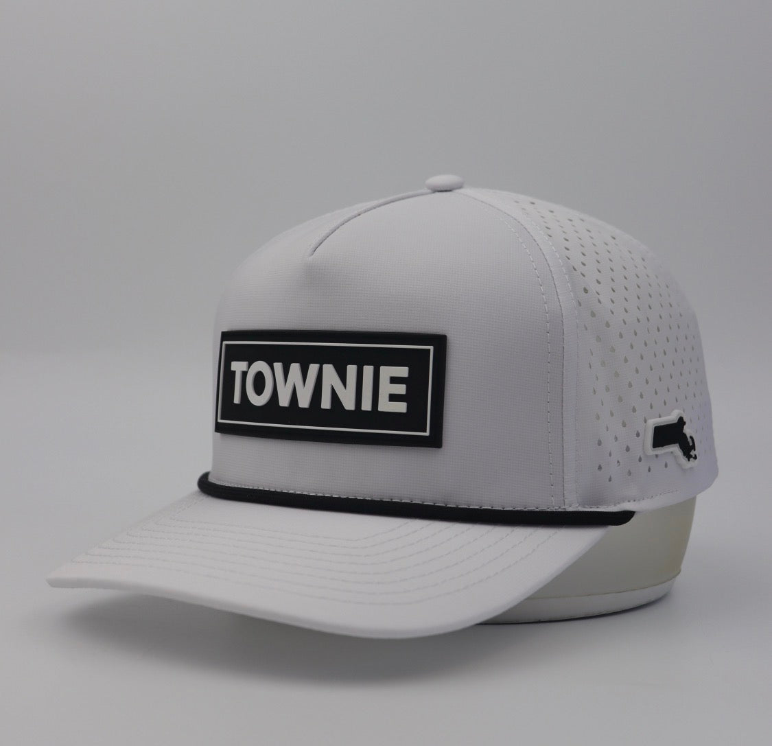 White Townie golf hat